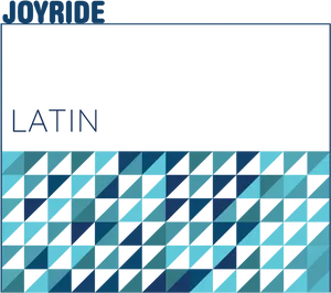 Joyride Latin Geometric Design PNG Image