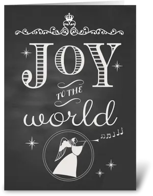 Joytothe World Chalkboard Art PNG Image