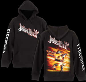 Firepower Hoodie - Judas Priest Zip Hoodie, HD Png Download PNG