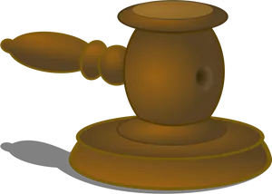 Judges Gavel Graphic PNG Image