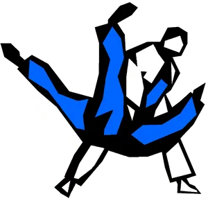 Judo Throw Abstract Art.png PNG Image