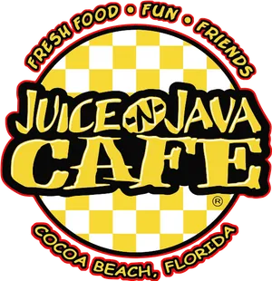 Juice N Java Cafe Logo PNG Image