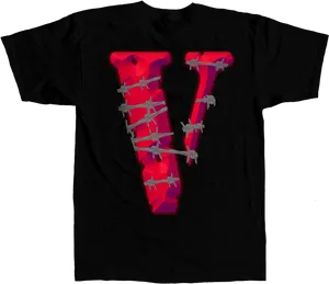 Juice Wrld Barbed Wire T Shirt PNG Image