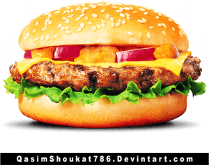 Cheese Burger Png - Chez Burger, Transparent Png PNG image with transparent background