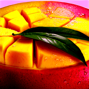 Juicy Mango Slice PNG 05232024 PNG