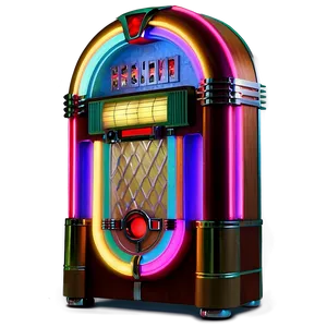 Jukebox With Glowing Lights Png 81 PNG Image