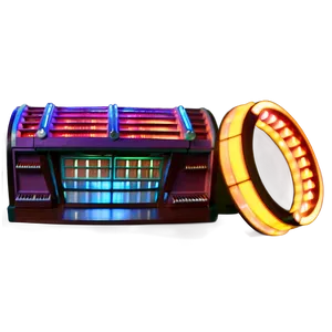 Jukebox With Glowing Lights Png Ute85 PNG Image