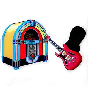 Jukebox With Guitar Png 49 PNG Image