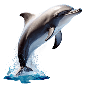 Jumping Dolphin Graphic PNG 06242024 PNG image with transparent background