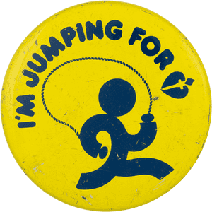 Jumping For Joy Vintage Badge PNG image with transparent background