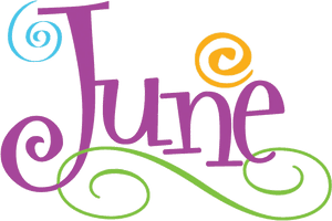 June Hello Clipart On Transparent Png - June Month, Png Download PNG image with transparent background