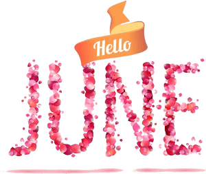 June Hello Clipart Photos Transparent Png - Pink Hello June, Png Download PNG image with transparent background