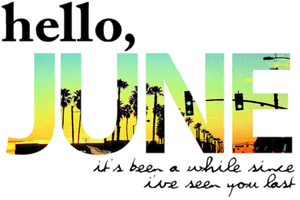 June Transparent Png - Happy New Month June, Png Download PNG image with transparent background