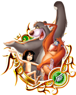 Jungle Adventure Friends PNG image with transparent background