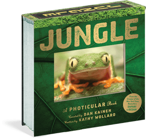 Jungle Photicular Book Cover PNG image with transparent background