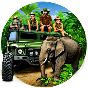 Jungle Safari Expedition PNG 96 PNG with transparent background