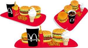 Junk Food Clipart Mcdonald's Menu - Mcdonalds Food Clip Art, HD Png Download PNG image with transparent background