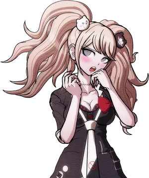 Junko Enoshima Anime Character PNG Image