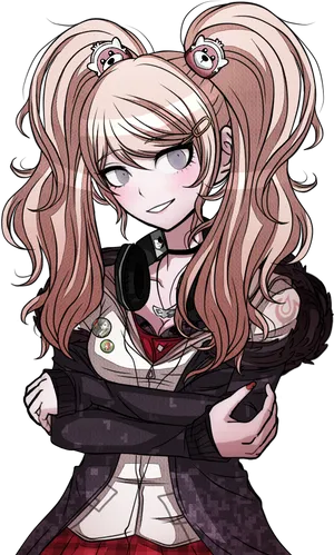 Junko Enoshima Anime Character PNG Image