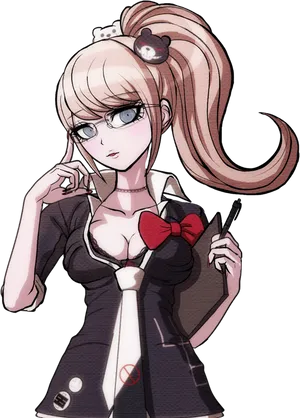 Junko Enoshima Anime Character PNG Image