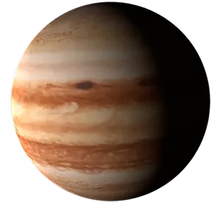 Jupiter Gas Giant Planet Space PNG Image