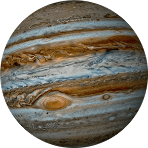 Jupiter Gas Giant Planetary Beauty.jpg PNG image with transparent background