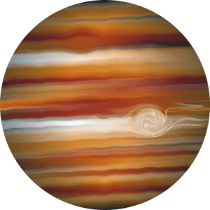 Jupiter Gas Giant Planetary Beauty.jpg PNG image with transparent background