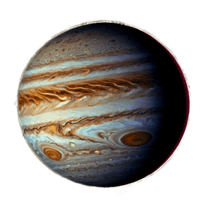 Jupiter in Space PNG bom PNG image with transparent background