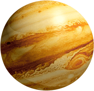 Jupiter Planet Closeup PNG