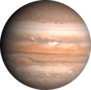 Jupiter Planet Gas Giant PNG image with transparent background
