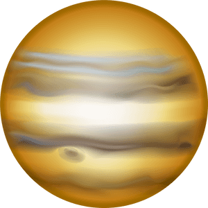 Jupiter Planet Illustration PNG image with transparent background