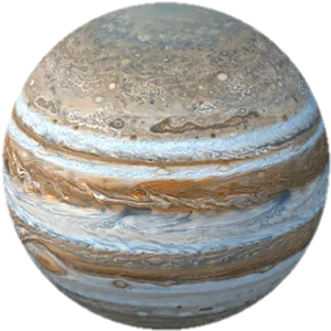 Jupiter Planet Portrait PNG Image