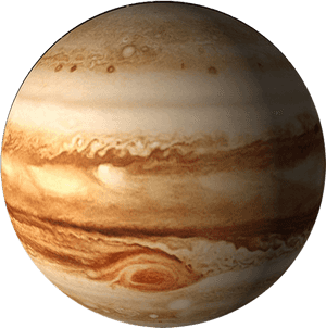 Jupiter Planet Solar System PNG image with transparent background