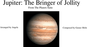 Jupiter The Bringerof Jollity Planets Suite PNG image with transparent background