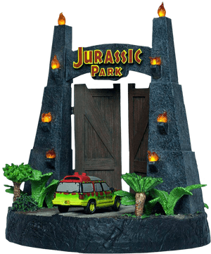 Jurassic Park Gatesand Tour Vehicle PNG image with transparent background