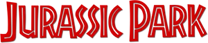 Jurassic Park Logo Red Text PNG Image