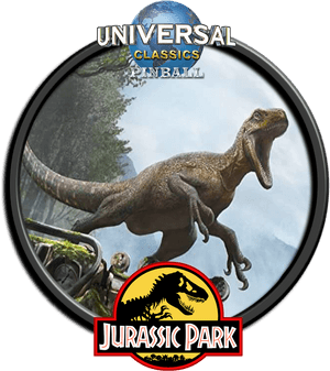 Jurassic Park Pinball Promotional Artwork PNG image with transparent background