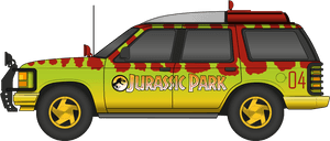 Jurassic Park Vehicle04 PNG image with transparent background
