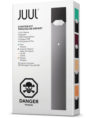 Juul Starter Kit Packaging PNG image with transparent background