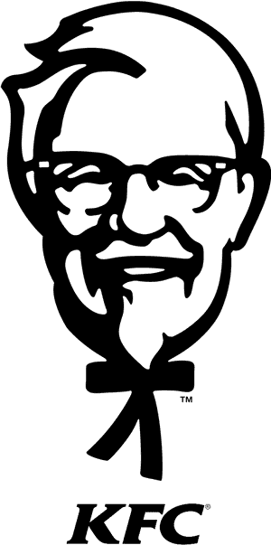 Kentucky Fried Chicken Logo - Kfc Logo Black And White PNG