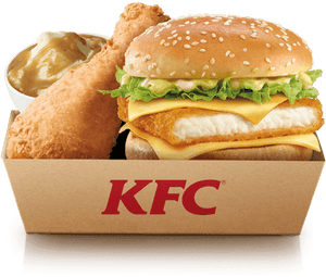 Kfc Burger Png Free Download - Chicken And Cheese Burger Kfc, Transparent Png PNG image with transparent background