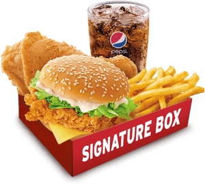 Kfc Menu Signature Box, HD Png Download PNG image with transparent background