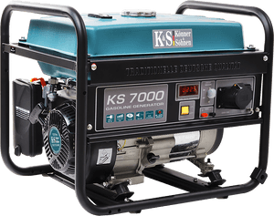 K S7000 Gasoline Generator PNG image with transparent background