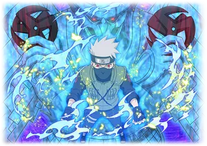 Kakashi Chidori Lightning Blade PNG Image