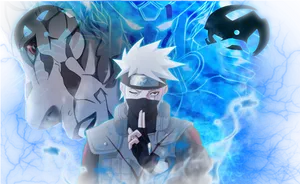 Kakashi Hatake Lightning Blade PNG Image