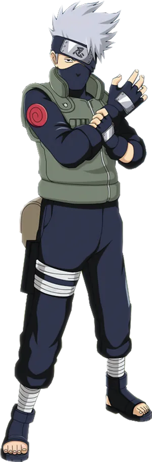 Kakashi Hatake_ Naruto Anime Character PNG Image