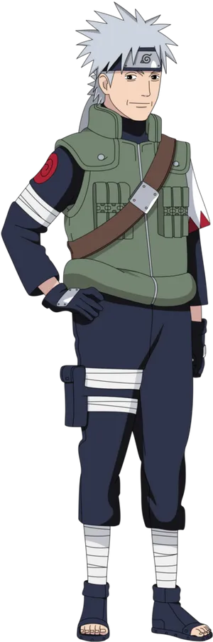 Kakashi Hatake Naruto Anime Character PNG Image