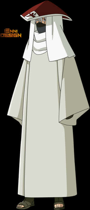 Kakashi Hokage Vector Art PNG image with transparent background