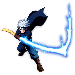 Kakashi Lightning Blade PNG 05062024 PNG image with transparent background