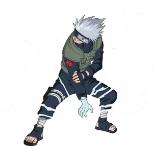 Kakashi Lightning Technique PNG Image